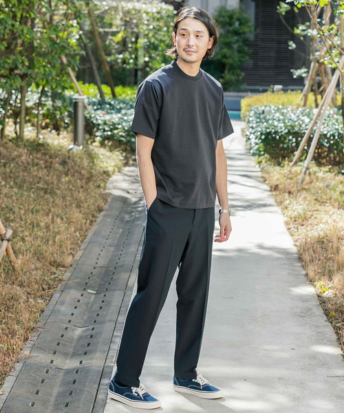 URBAN RESEARCH DOORS（アーバンリサーチドアーズ）の「『抗菌/防臭』LIFE STYLE TAILOR　シルケットポンチストレッチTシャツ（Tシャツ/カットソー・メンズ・ホワイト/グレー系その他/ブルー系その他・MEDIUM/LARGE）」の20枚目の写真