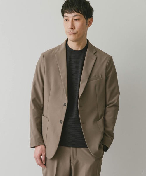 URBAN RESEARCH DOORS（アーバンリサーチドアーズ）の「『抗菌/防臭』LIFE STYLE TAILOR　シルケットポンチストレッチTシャツ（Tシャツ/カットソー・メンズ・ホワイト/グレー系その他/ブルー系その他・MEDIUM/LARGE）」の16枚目の写真