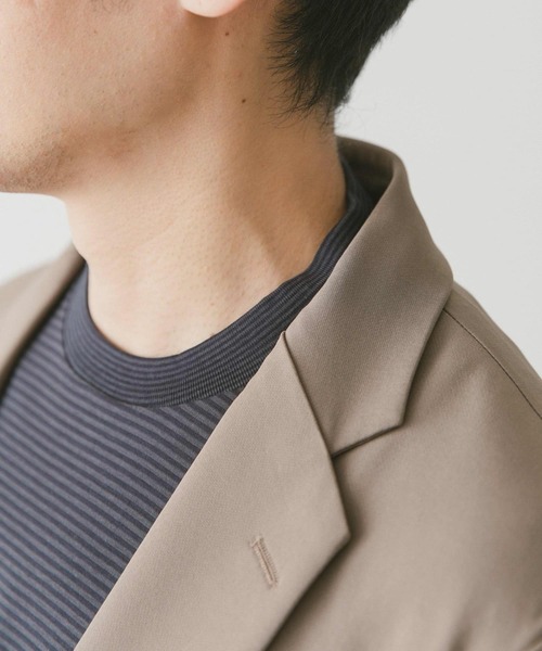 URBAN RESEARCH DOORS（アーバンリサーチドアーズ）の「『抗菌/防臭』LIFE STYLE TAILOR　シルケットポンチストレッチTシャツ（Tシャツ/カットソー・メンズ・ホワイト/グレー系その他/ブルー系その他・MEDIUM/LARGE）」の14枚目の写真
