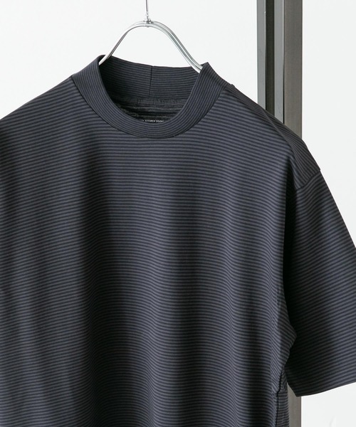 URBAN RESEARCH DOORS（アーバンリサーチドアーズ）の「『抗菌/防臭』LIFE STYLE TAILOR　シルケットポンチストレッチTシャツ（Tシャツ/カットソー・メンズ・ホワイト/グレー系その他/ブルー系その他・MEDIUM/LARGE）」の9枚目の写真