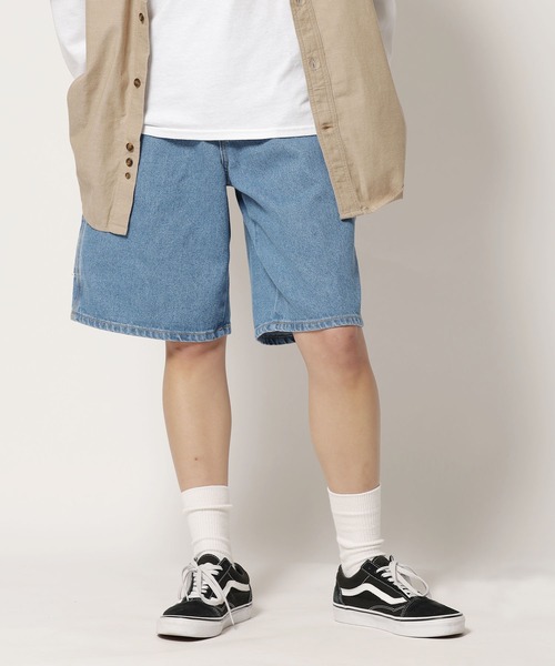 【チカーノスタイル】Dickiesウォッシュ加工 ペインターショーツ Dickies × CALIFAS チカーノ ペイント ギャング ワークショーツ