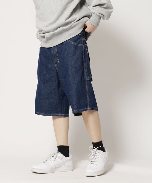 Dickies(ディッキーズ)の「Dickies/ディッキーズ DX401MODEL DENIM CARRPAINTER'S SHORT ペインターパンツ ショーツ(デニムパンツ・メンズ・インディゴブルー/ブルー・30/34/36/32/28)」の7枚目の写真