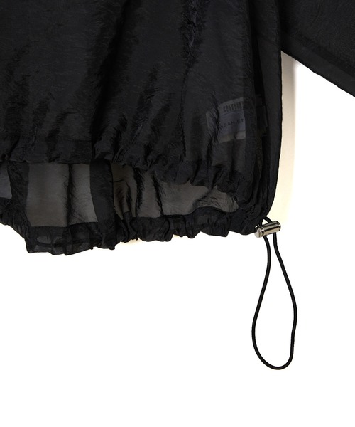 ADAM ET ROPÉ FEMME クロップドシアーブルゾン　ブラック 楽天市場】【SALE／40%OFF】クロップドシアーブルゾン ADAM ET