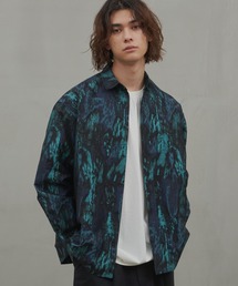 Revo.（レボ）の「Revo. アブストラクト ジャガード柄 オーバーサイズシルエット 長袖シャツ（シャツ/ブラウス・メンズ）」