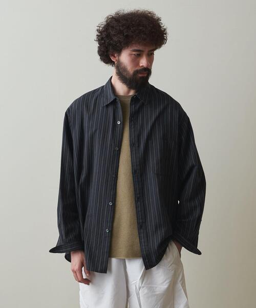 HEUGN steven alan 別注 e CH-STRIPE HEUGN steven alan 別注 e CH