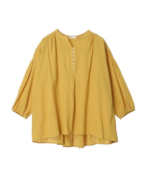 CRAFT STANDARD BOUTIQUE(クラフトスタンダードブティック)の「ジョーゼットスキッパーシャツ(シャツ/ブラウス・レディース・チャコールグレー/オフホワイト/マスタード/ブルー・FREE)」の17枚目の写真