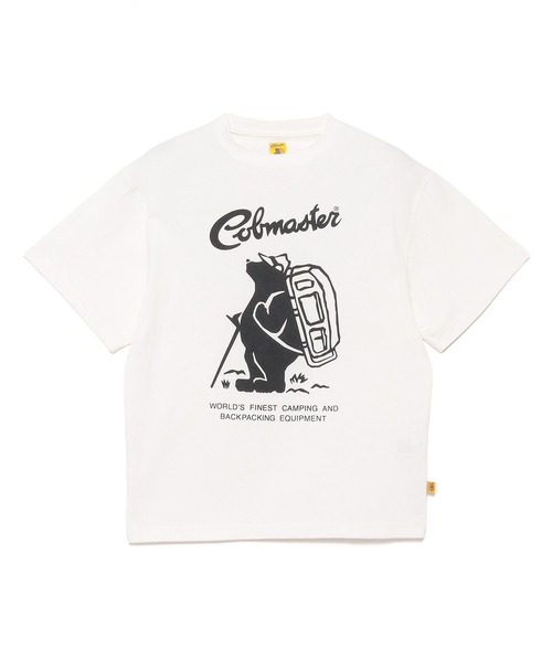 COBMASTER（コブマスター）の「【COBMASTER/コブマスター】COB MASTER フロントロゴTee/半袖Tシャツ（Tシャツ/カットソー・メンズ・ベージュ/モスグリーン/イエロー/ホワイト/ブラック/グレー/パープル・L/XL/M/S）」の10枚目の写真