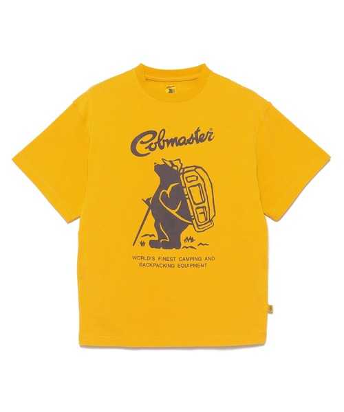 COBMASTER（コブマスター）の「【COBMASTER/コブマスター】COB MASTER フロントロゴTee/半袖Tシャツ（Tシャツ/カットソー・メンズ・ベージュ/モスグリーン/イエロー/ホワイト/ブラック/グレー/パープル・L/XL/M/S）」の11枚目の写真