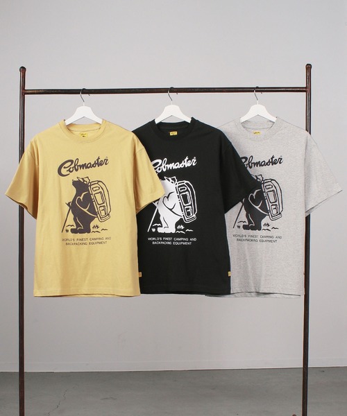 COBMASTER（コブマスター）の「【COBMASTER/コブマスター】COB MASTER フロントロゴTee/半袖Tシャツ（Tシャツ/カットソー・メンズ・ベージュ/モスグリーン/イエロー/ホワイト/ブラック/グレー/パープル・L/XL/M/S）」の9枚目の写真