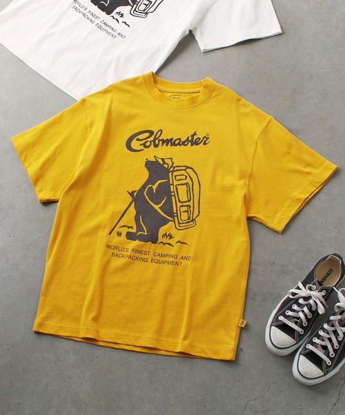 COBMASTER（コブマスター）の「【COBMASTER/コブマスター】COB MASTER フロントロゴTee/半袖Tシャツ（Tシャツ/カットソー・メンズ・ベージュ/モスグリーン/イエロー/ホワイト/ブラック/グレー/パープル・L/XL/M/S）」の8枚目の写真