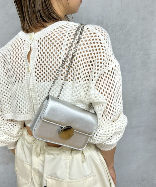 WHO'S WHO gallery（フーズフーギャラリー）の「【SixM/シックスエム】ミニショルダー（ショルダーバッグ・レディース・ブルー/レッド/シルバー・FREE）」の9枚目の写真