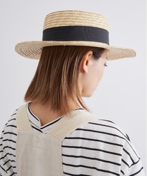 EDIT Gris | リボン付きカンカン帽(ハット)