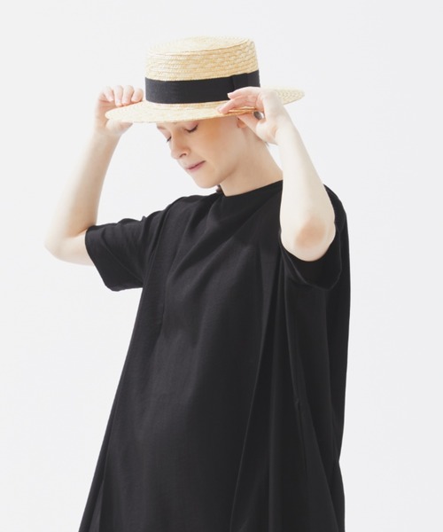 EDIT Gris（エディットグリ）の「リボン付きカンカン帽（ハット・レディース・ナチュラル・FREE）」の8枚目の写真