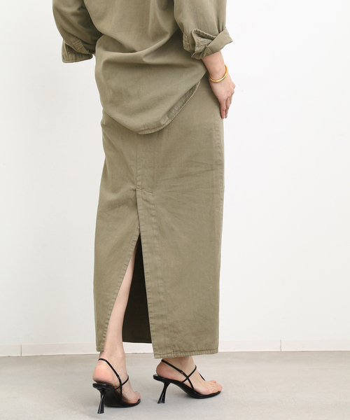 Deuxieme Classe（ドゥーズィエムクラス）の「badass スカート（スカート・レディース・カーキ・38/34/36）」の7枚目の写真