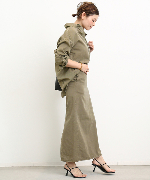 Deuxieme Classe（ドゥーズィエムクラス）の「badass スカート（スカート・レディース・カーキ・38/34/36）」の10枚目の写真