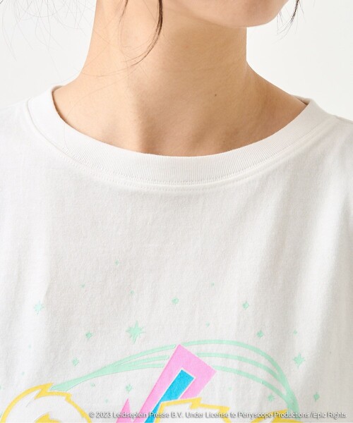 FREAK'S STORE（フリークスストア）の「ACDC 1978TOUR BIGTシャツ/エーシーディーシー1978ツアービッグTシャツ（Tシャツ/カットソー・レディース・ブラック/オフホワイト・ﾌﾘ-）」の7枚目の写真