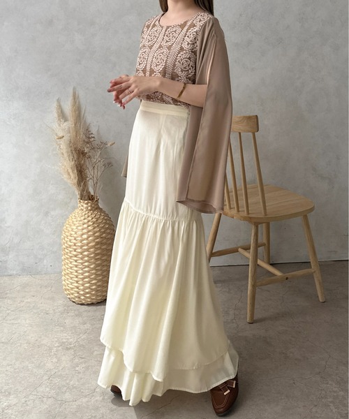 apres jour clair(アプレジュールクレア)の「【apres jour clair】レーススリットスリーブブラウス【ZOZOTOWN限定アイテム】(シャツ/ブラウス・レディース・ベージュ/オフホワイト・フリー/X-LARGE)」の17枚目の写真