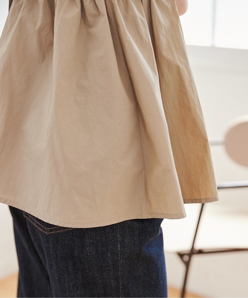 ANGIE（アンジー）の「ペプラムキャミソールトップス（キャミソール・レディース・アイボリー/ブラック/ベージュ・FREE）」の7枚目の写真