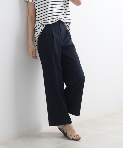 SHOO・LA・RUE（シューラルー）の「◆【洗練された大人の雰囲気】タックワイドパンツ（その他パンツ・レディース・ピンク系/ベージュ/ネイビー/グレー・02/03）」の3枚目の写真