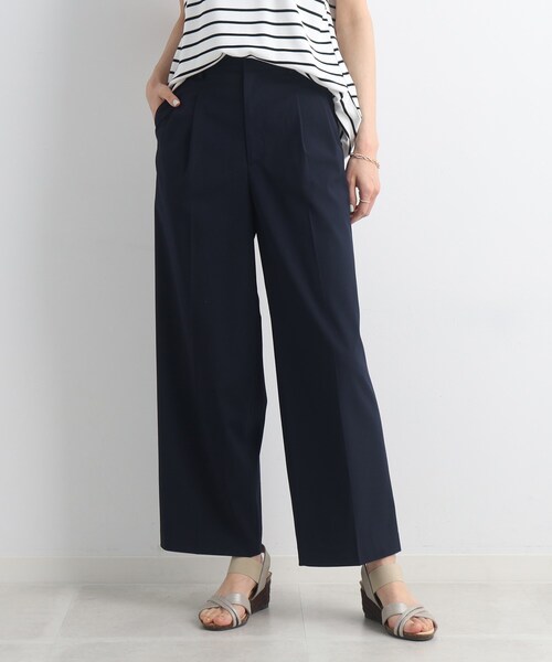 SHOO・LA・RUE（シューラルー）の「◆【洗練された大人の雰囲気】タックワイドパンツ（その他パンツ・レディース・ピンク系/ベージュ/ネイビー/グレー・02/03）」の20枚目の写真