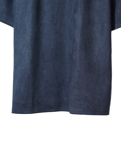 SOMEDIFF(サムディフ)の「【SOMEDIFF】スウェード半袖Tシャツ+ハーフパンツ セットアップ メンズ ビッグシルエット tシャツ ルーズシルエット ショーツ ロゴ 春服(セットアップ・メンズ・グレー/ベージュ/ホワイト/ブラック/ブルー・XL/L/M)」の10枚目の写真