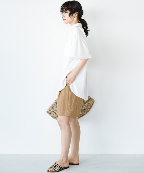 haco!(ハコ)の「ポケットに花束を忍ばせてみた!フラワームーブメントシャツ haco! FACTORY with ah(attach heart)!(シャツ/ブラウス・レディース・ブルー/オフホワイト・SMALL/MEDIUM/LARGE/X-LARGE)」の21枚目の写真