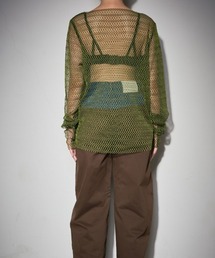 今季物未使用ラインヴァンドleinwandeメッシュシアートップス 今季物未使用ラインヴァンドleinwandeメッシュシアートップス