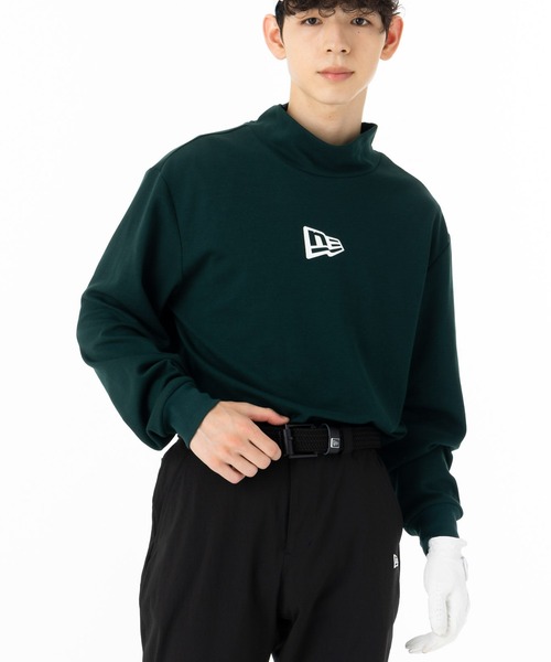 ニューエラゴルフ 長袖 ハイネックロンT 吸汗速乾（ポロシャツ）｜NEW ERA（ニューエラ）