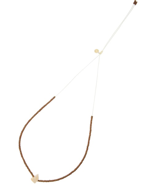 ALEXIA STAM（アリシアスタン）の「Beads Necklace/ビーズネックレス（ネックレス・レディース・ゴールド/レッド/ブラウン・FREE）」の15枚目の写真