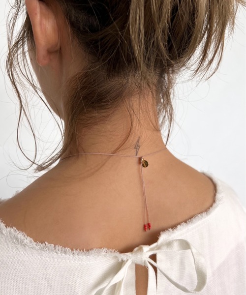 ALEXIA STAM（アリシアスタン）の「Beads Necklace/ビーズネックレス（ネックレス・レディース・ゴールド/レッド/ブラウン・FREE）」の12枚目の写真