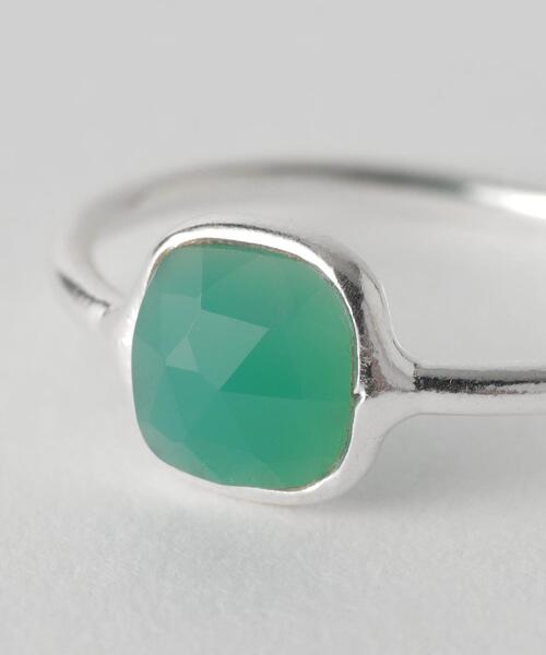 BEAUTY&YOUTH UNITED ARROWS（ビューティーアンドユースユナイテッドアローズ）の「ナチュラルストーン シルバーカラー リング（リング・レディース・オフホワイト/ケリー/ホワイト/ピンク・11）」の11枚目の写真