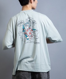 En serio TOKYO | CHILL SKULL ビッグシルエット TEE スカル&ハット(Tシャツ/カットソー)