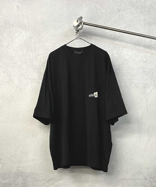 En serio TOKYO(エンソリオトーキョー)の「CHILL SKULL ビッグシルエット TEE スカル&ハット(Tシャツ/カットソー・メンズ・ホワイト/ミント/ブラック・L/M)」の22枚目の写真