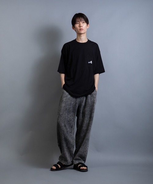En serio TOKYO(エンソリオトーキョー)の「CHILL SKULL ビッグシルエット TEE スカル&ハット(Tシャツ/カットソー・メンズ・ホワイト/ミント/ブラック・L/M)」の15枚目の写真