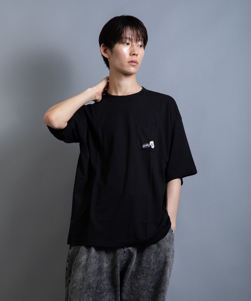 En serio TOKYO(エンソリオトーキョー)の「CHILL SKULL ビッグシルエット TEE スカル&ハット(Tシャツ/カットソー・メンズ・ホワイト/ミント/ブラック・L/M)」の17枚目の写真
