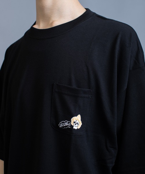 En serio TOKYO(エンソリオトーキョー)の「CHILL SKULL ビッグシルエット TEE スカル&ハット(Tシャツ/カットソー・メンズ・ホワイト/ミント/ブラック・L/M)」の20枚目の写真