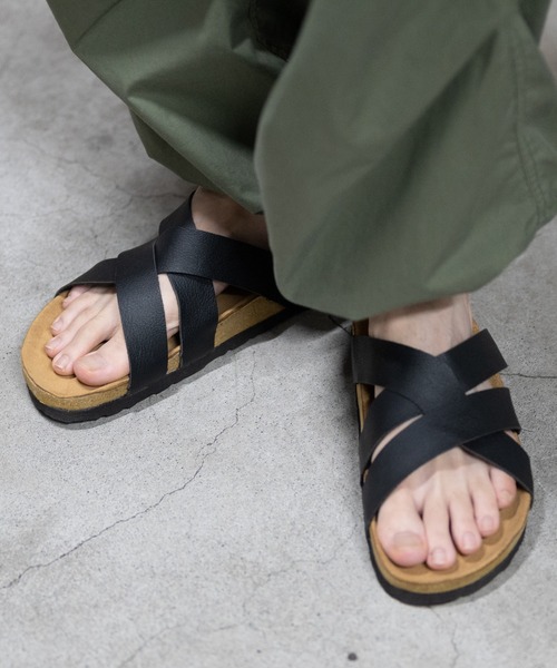 JOHN'S CLOSET（ジョンズクローゼット）の「【i】ビルケンタイプサンダル（サンダル・メンズ・ブラック/ブラウン・MEDIUM/LARGE）」の17枚目の写真