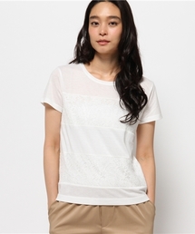 【CIAOPANIC TYPY】レースボーダーTシャツ