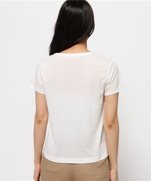OUTLET(アウトレット)の「【CIAOPANIC TYPY】レースボーダーTシャツ(Tシャツ/カットソー・レディース・ホワイト/ネイビー・FREE)」の5枚目の写真