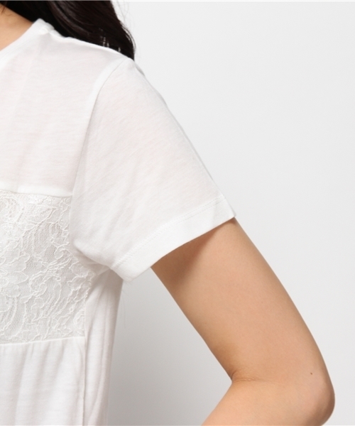 OUTLET(アウトレット)の「【CIAOPANIC TYPY】レースボーダーTシャツ(Tシャツ/カットソー・レディース・ホワイト/ネイビー・FREE)」の7枚目の写真