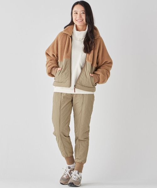 KRIFF MAYER Lady's Collection（クリフメイヤーレディースコレクション）の「《WEB限定》キルトジョガーパンツ（その他パンツ・レディース・ブラック/ナチュラル/ベージュ・SMALL/MEDIUM/LARGE）」の18枚目の写真