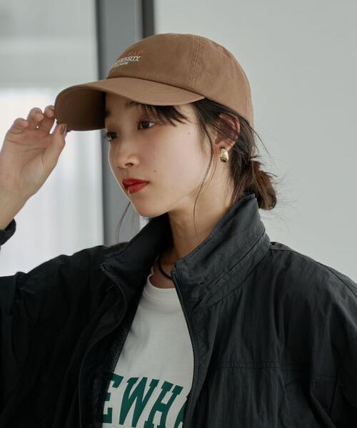 coen（コーエン）の「刺繍ツイルキャップ（キャップ・レディース・ブラック/ブラウン/ワインレッド・FREE）」の9枚目の写真