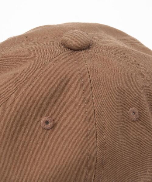 coen（コーエン）の「刺繍ツイルキャップ（キャップ・レディース・ブラック/ブラウン/ワインレッド・FREE）」の13枚目の写真