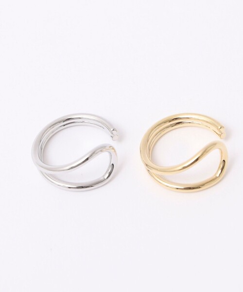 NOLLEY’S（ノーリーズ）の「カーブオープンリング（リング・レディース・ゴールド/シルバー・FREE）」の4枚目の写真