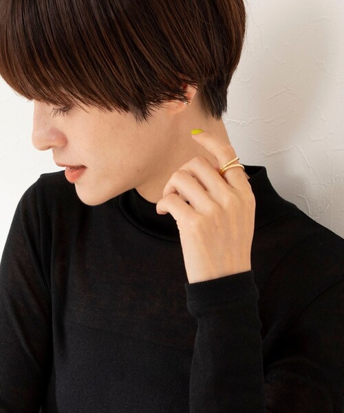 NOLLEY’S（ノーリーズ）の「カーブオープンリング（リング・レディース・ゴールド/シルバー・FREE）」の8枚目の写真