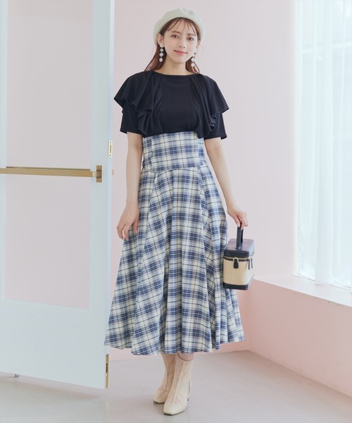 WILLSELECTION(ウィルセレクション)の「フリルカットソープルオーバー(Tシャツ/カットソー・レディース・チャコールグレー/ブラック/ボルドー・MEDIUM)」の16枚目の写真