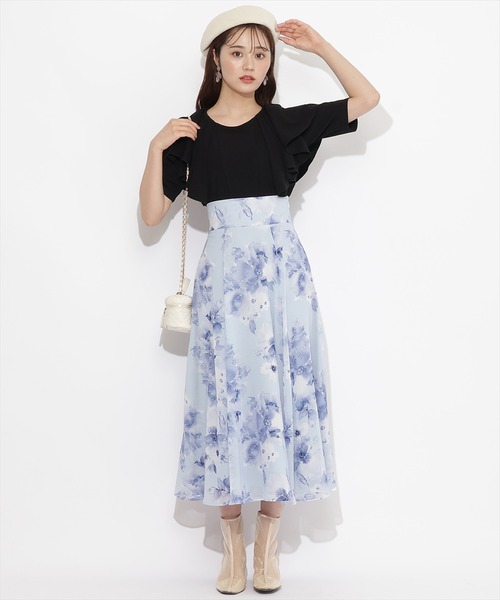 WILLSELECTION(ウィルセレクション)の「フリルカットソープルオーバー(Tシャツ/カットソー・レディース・チャコールグレー/ブラック/ボルドー・MEDIUM)」の17枚目の写真