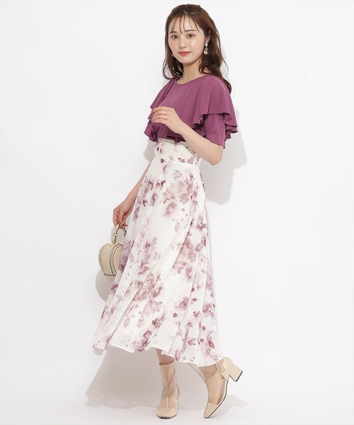 WILLSELECTION(ウィルセレクション)の「フリルカットソープルオーバー(Tシャツ/カットソー・レディース・チャコールグレー/ブラック/ボルドー・MEDIUM)」の18枚目の写真