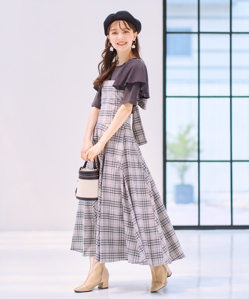 WILLSELECTION(ウィルセレクション)の「フリルカットソープルオーバー(Tシャツ/カットソー・レディース・チャコールグレー/ブラック/ボルドー・MEDIUM)」の21枚目の写真