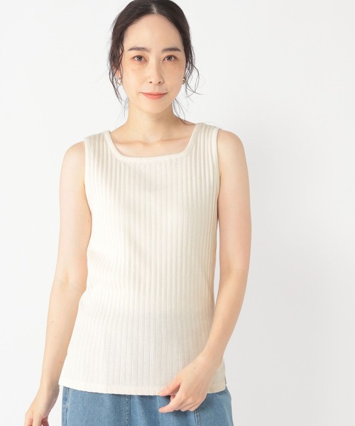 studio CLIP（スタディオクリップ）の「アソート2WAYネックタンクトップ（タンクトップ・レディース・その他2/ベージュ/その他1/アイボリー・MEDIUM/LARGE）」の3枚目の写真
